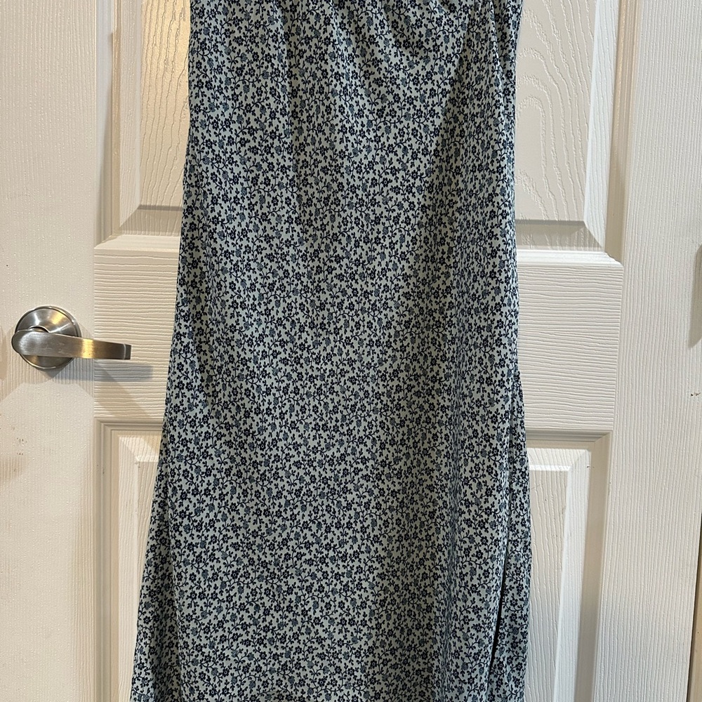 BP Blue Floral Maxi Skirt